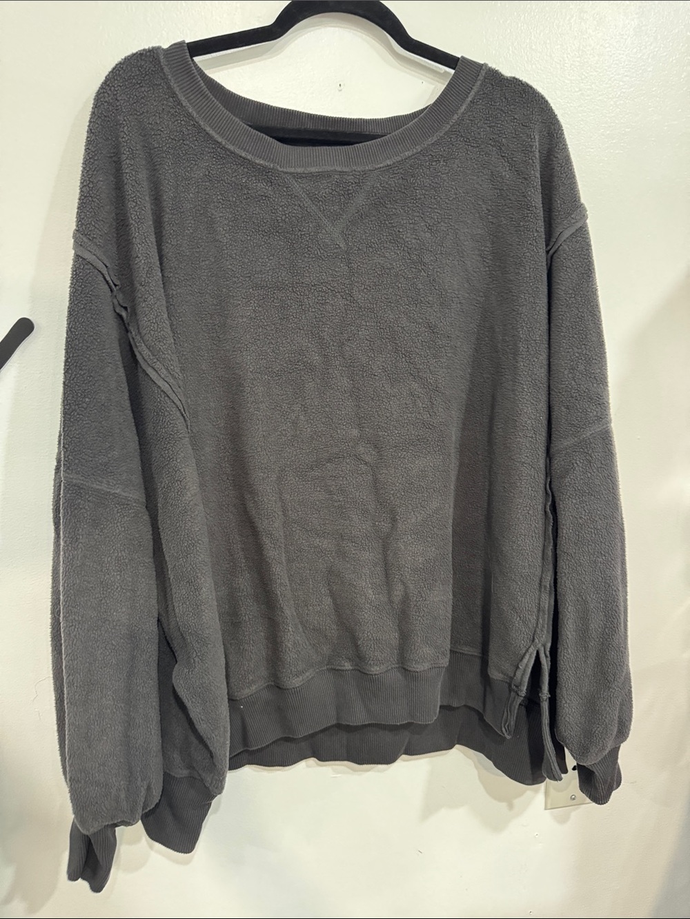 American Eagle Outfitters Charcoal Gray Crewneck Pullover